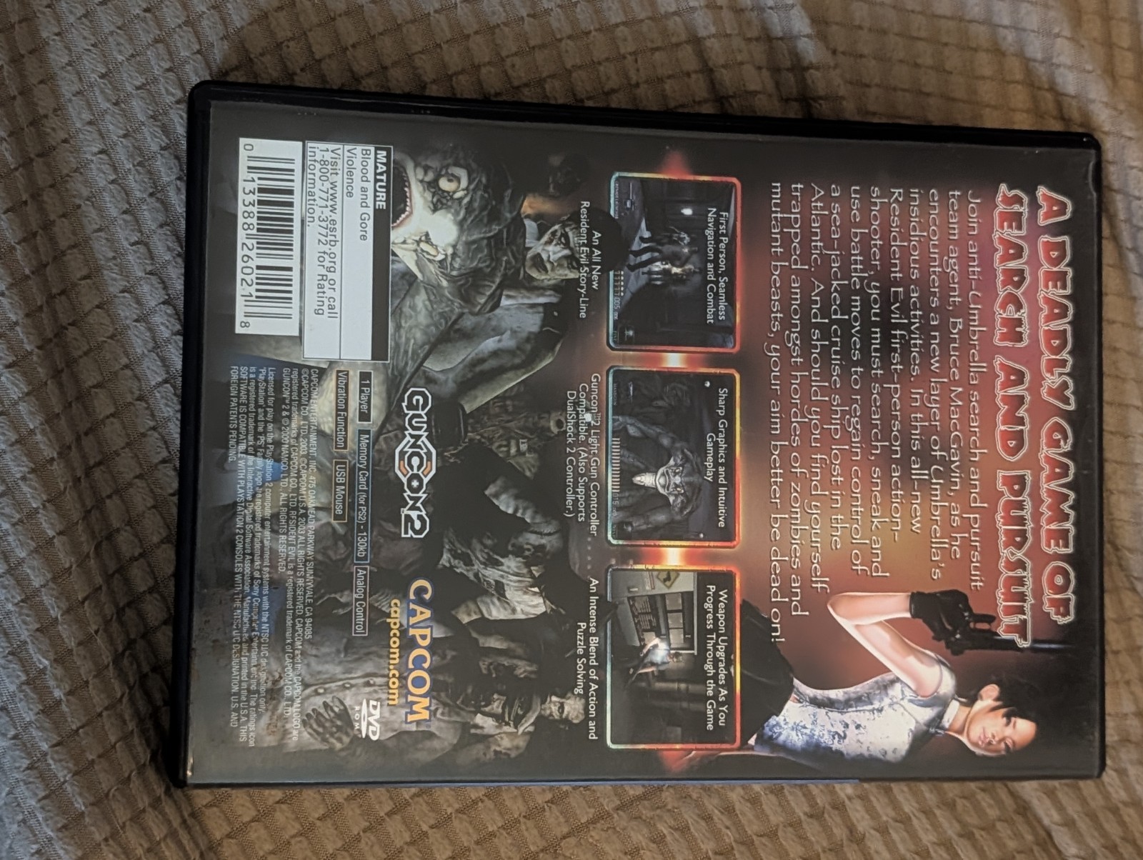 Resident Evil: Dead Aim (Sony PlayStation 2, NTSC-U/C) M Shooter – Capcom
