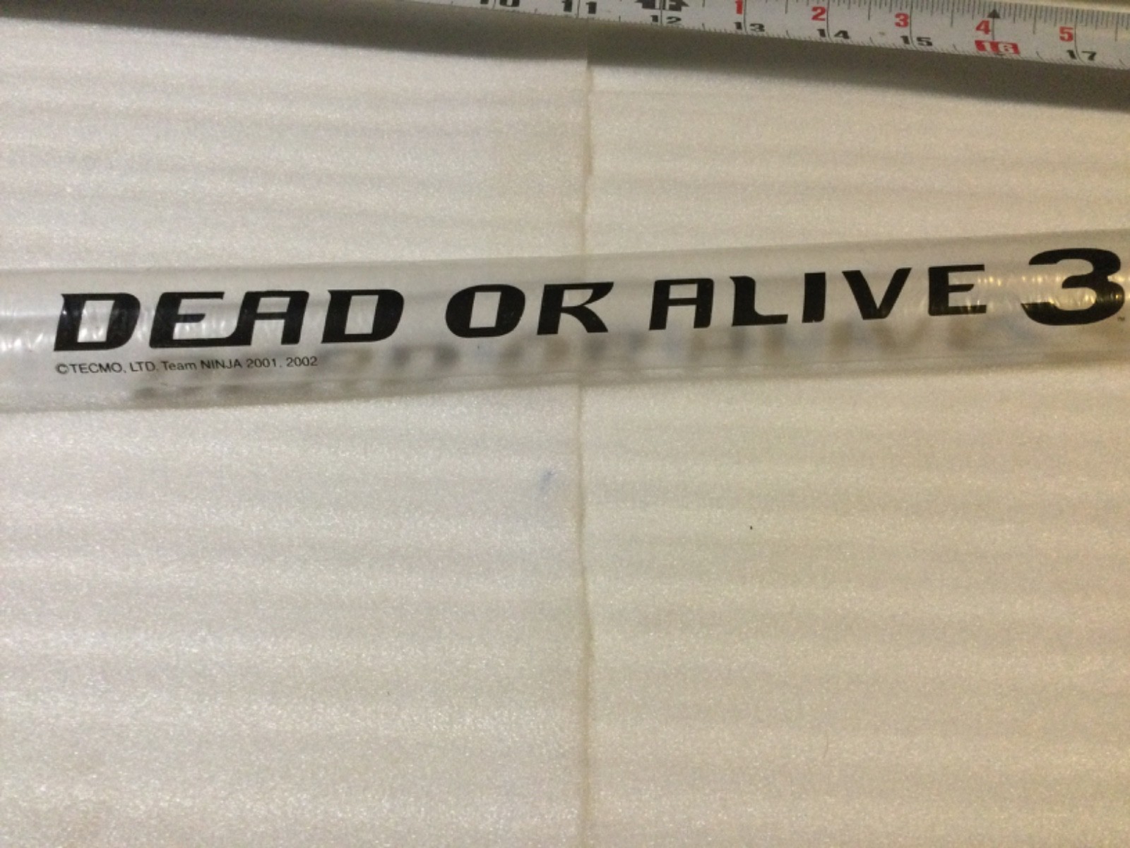 DEAD OR ALIVE 3 Limited Promo Poster Display + Bag RARE Xbox Tecmo Itagaki DOA
