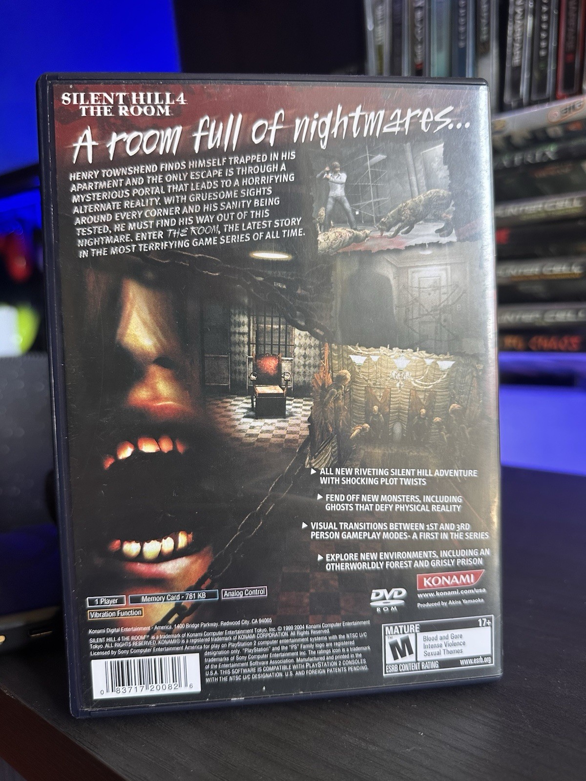 Konami Silent Hill 4: The Room PS2 Manual Included Disc & Case NTSC-U/C