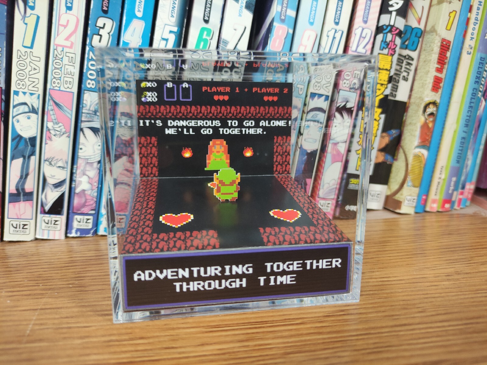 The Legend of Zelda Anniversary, CUSTOMIZABLE Handmade Diorama-Retro Cube-Fanart