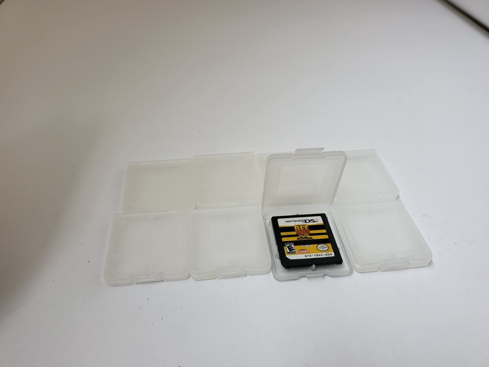 8 Cartridge Cases Clear Plastic Nintendo DS Game Storage Dust Covers #A1