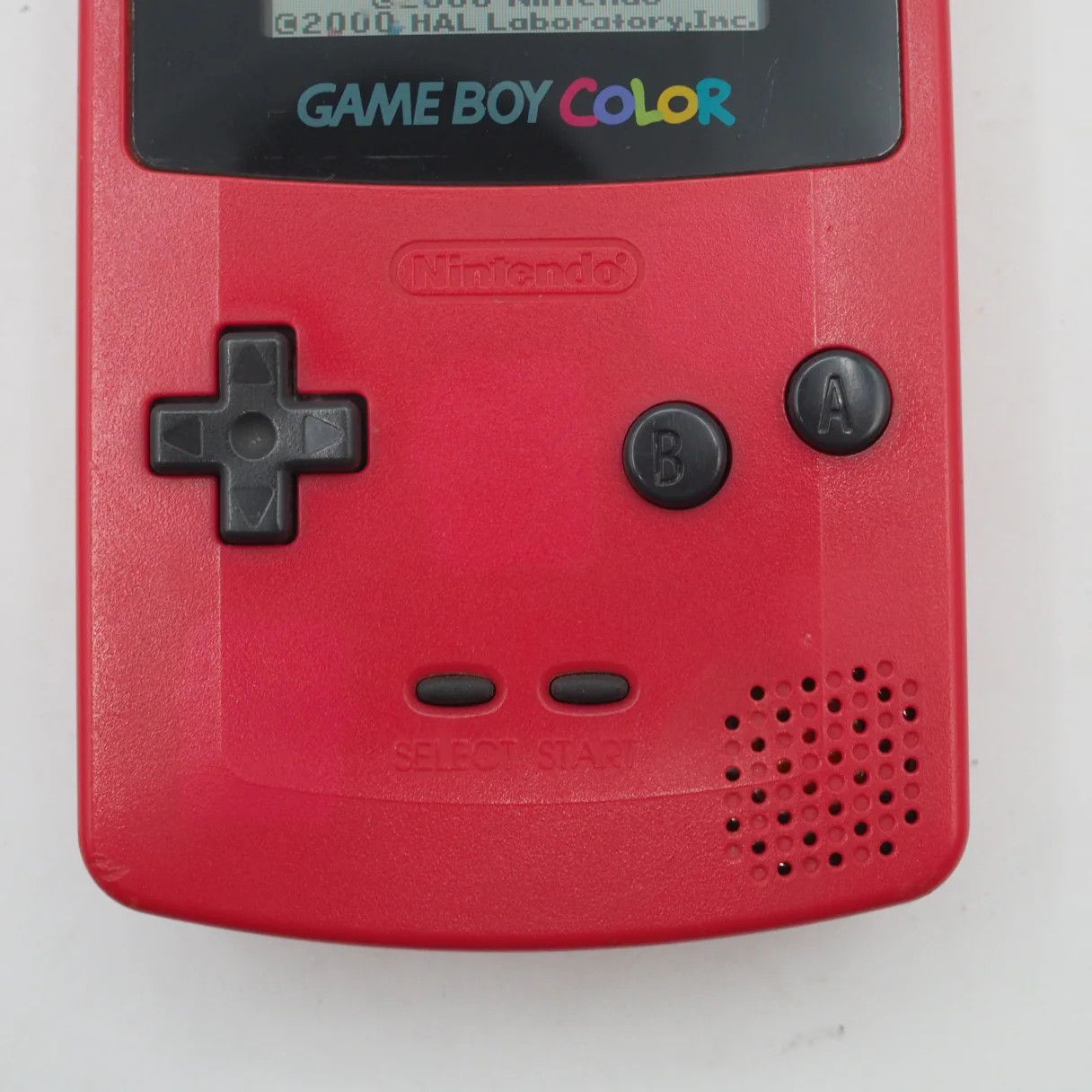 Nintendo GAME BOY COLOR Red CGB-001 Handheld System Boxed Tested Serial Match GB