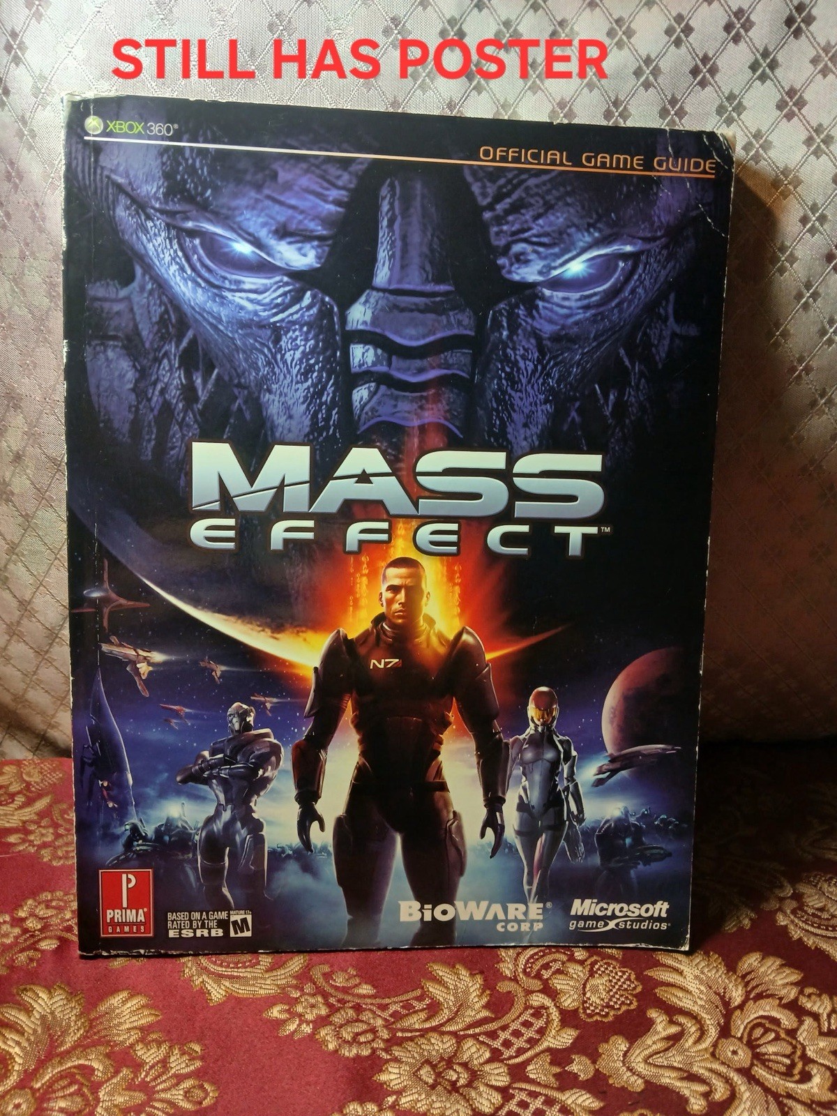 Lot of 2 Mass Effect 1 and 3 Game Strategy Guides Microsoft Xbox 360