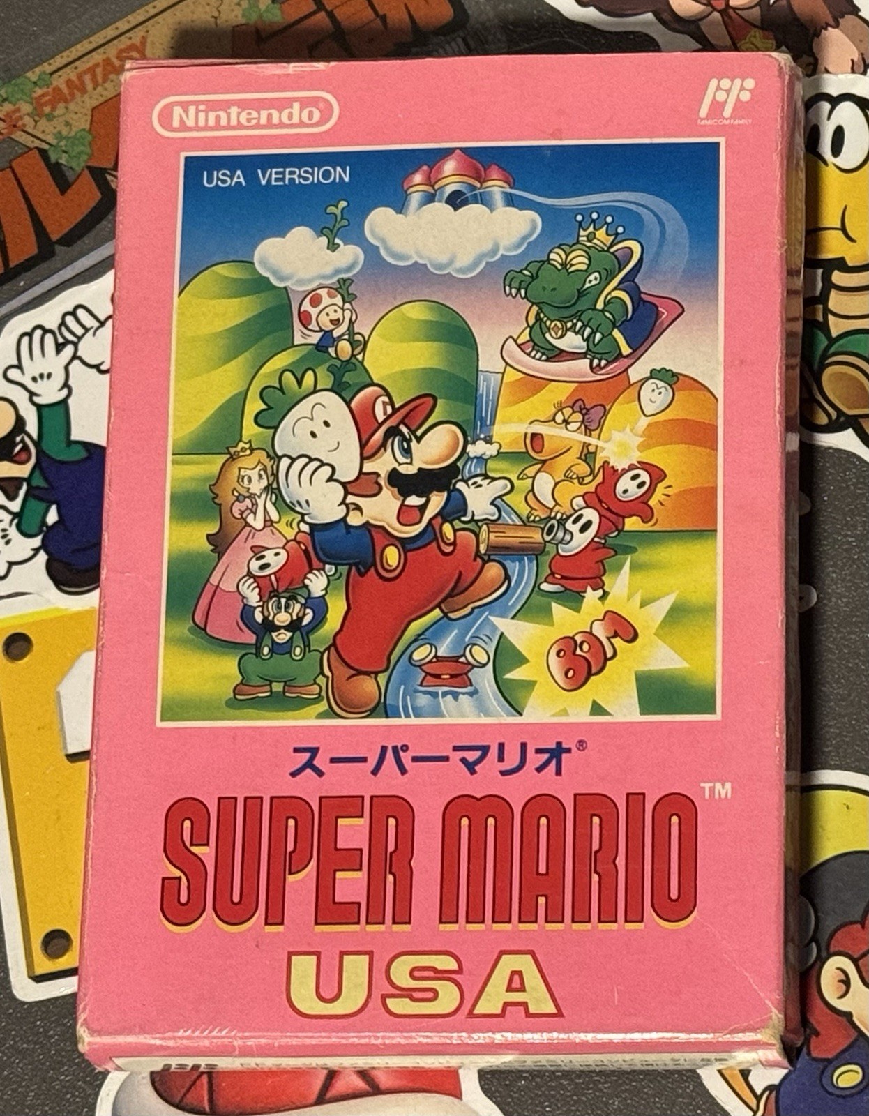 Super Mario USA CIB In Box Nintendo Famicom SUPER MARIO 2 Japan Import US Seller