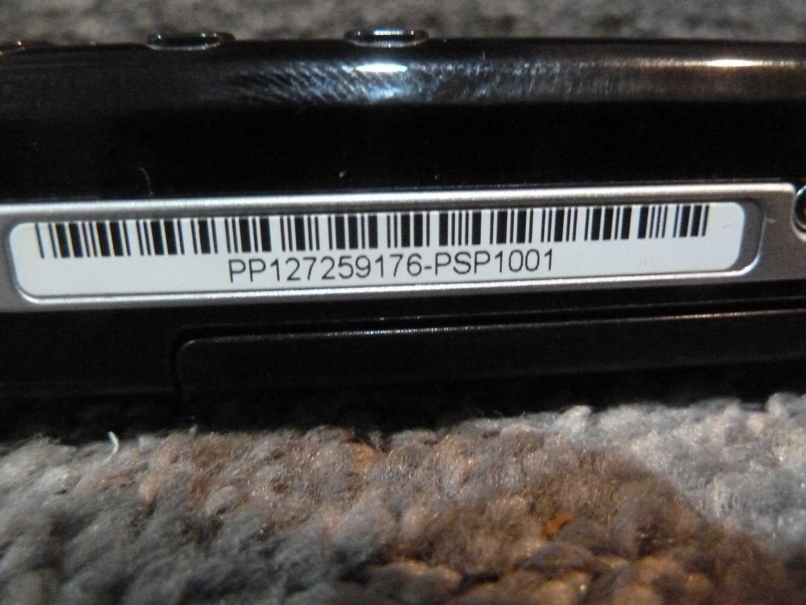 Sony PSP 1001 Black Console WORKING EXCELLENT CONDITION
