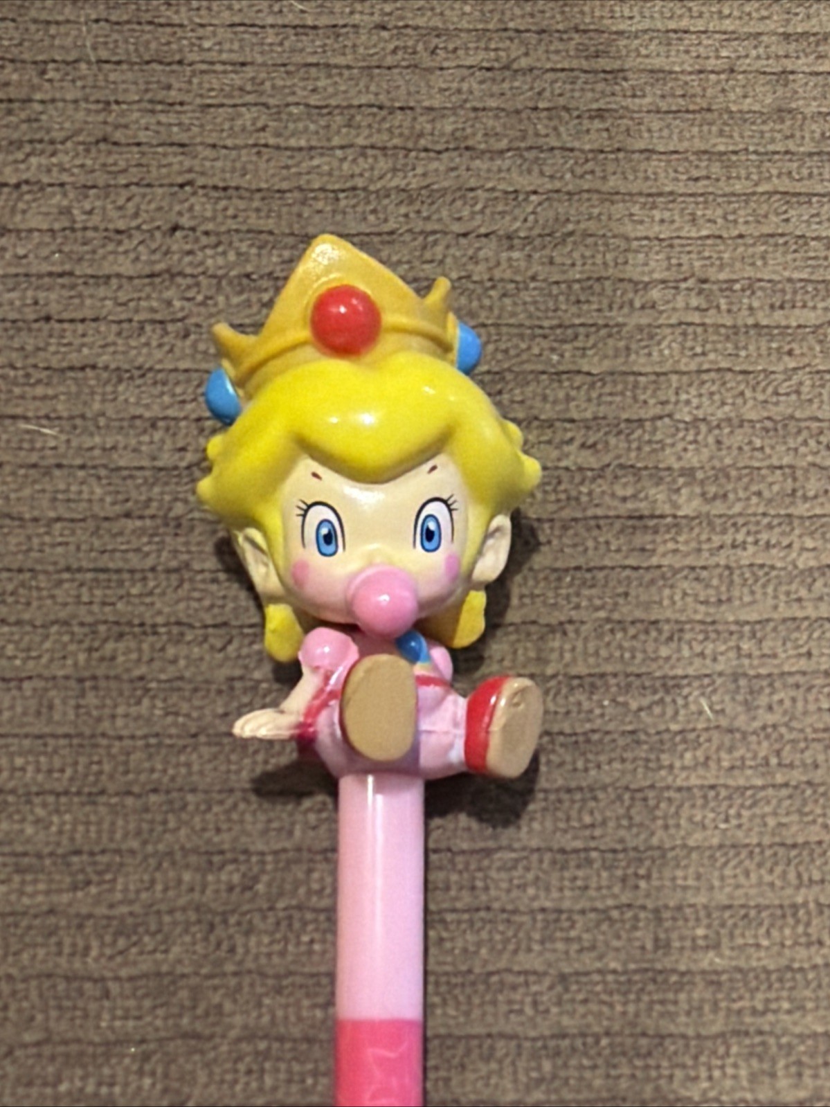 Super Mario Nintendo 3DS Bobble Action Bobblehead Stylus Baby Princess Peach