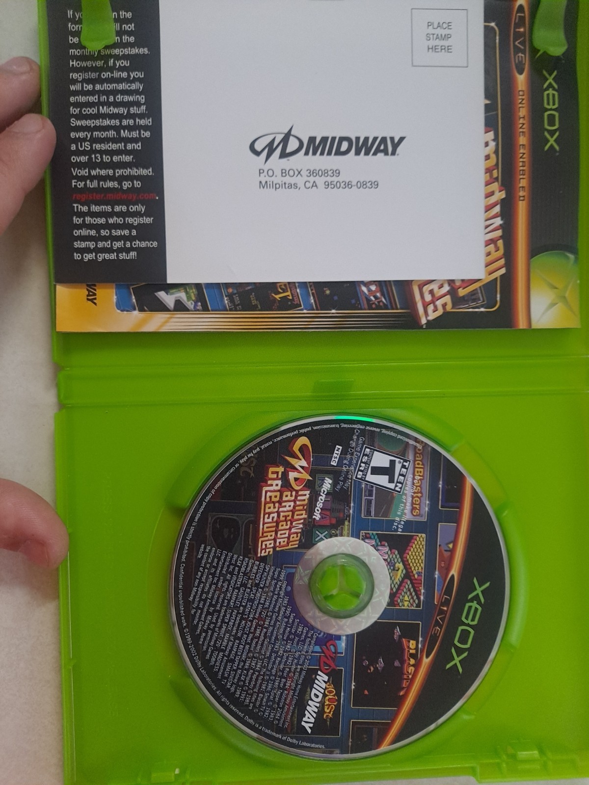 Midway Arcade Treasures (Microsoft Xbox 2003) CIB Complete