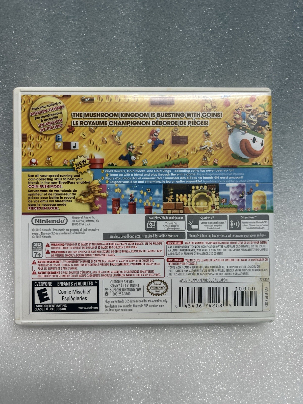 New Super Mario Bros 2 3DS 2012 Complete CIB Tested