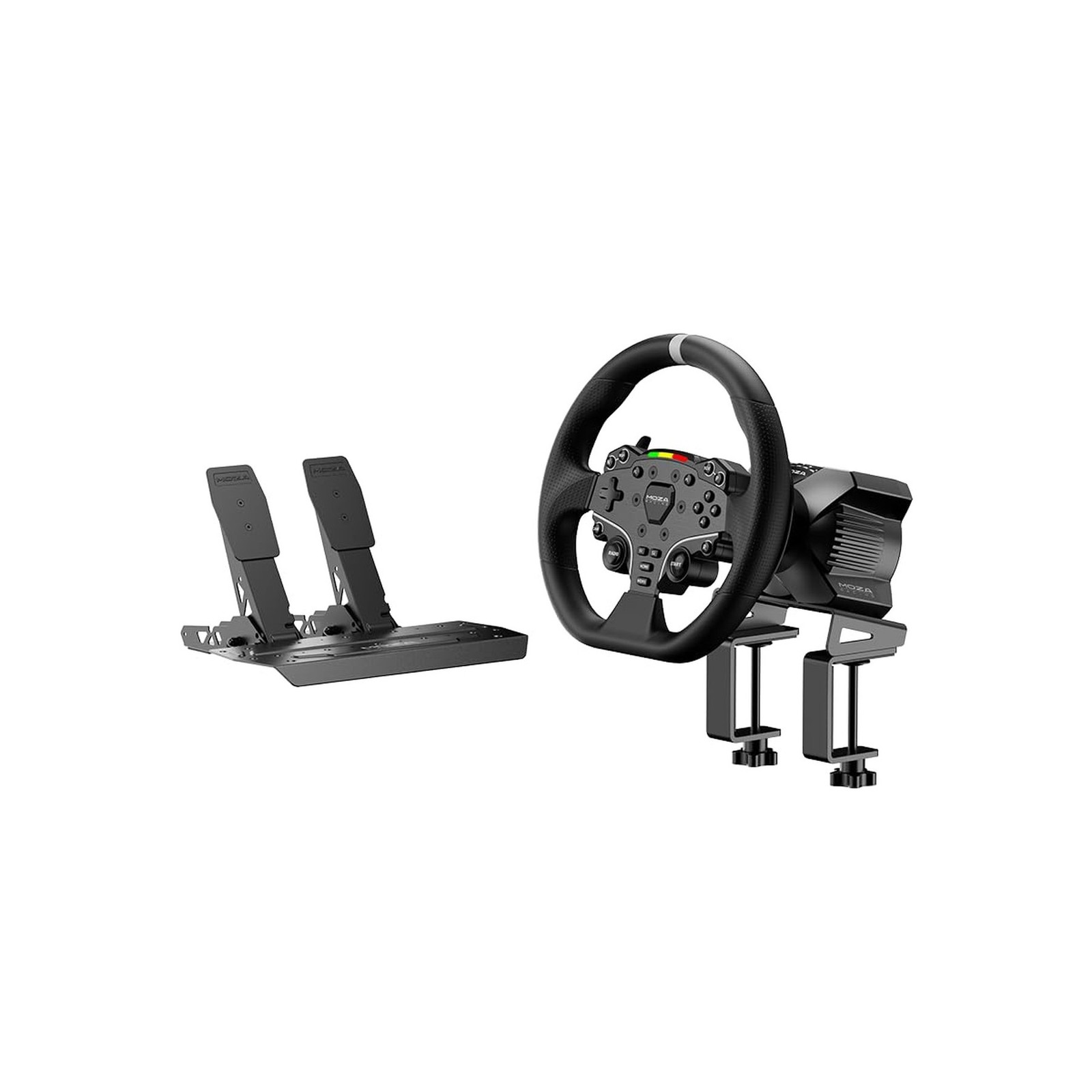 MOZA R3 Racing Wheel & Pedals Bundle 4PCS Racing Simulator Kit for PC: R3 Dir…