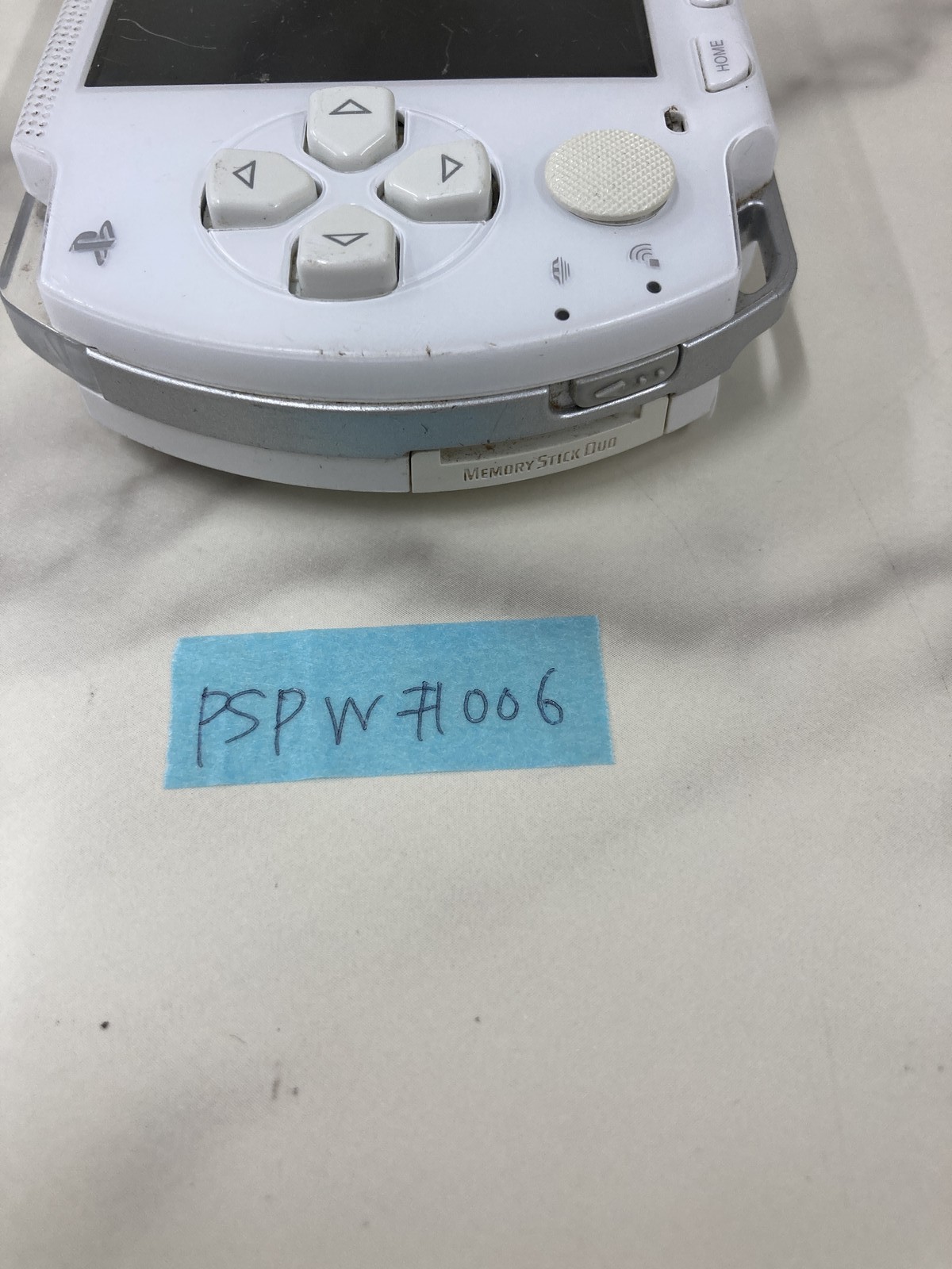 Used White PSP-1000 Console only | Tested | US Shipping | PSPW#006