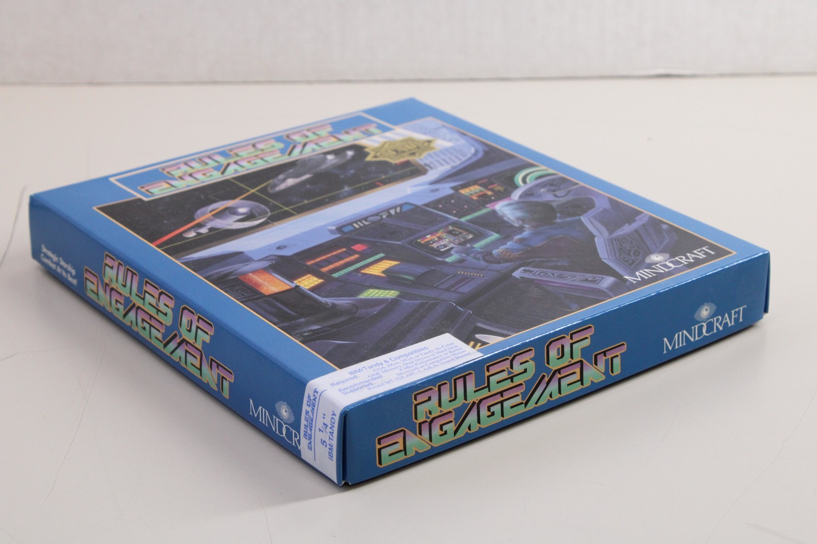 Rules Of Engagement IBM/TANDY PC 5.25” PC Game Big Box Mindcraft Complete