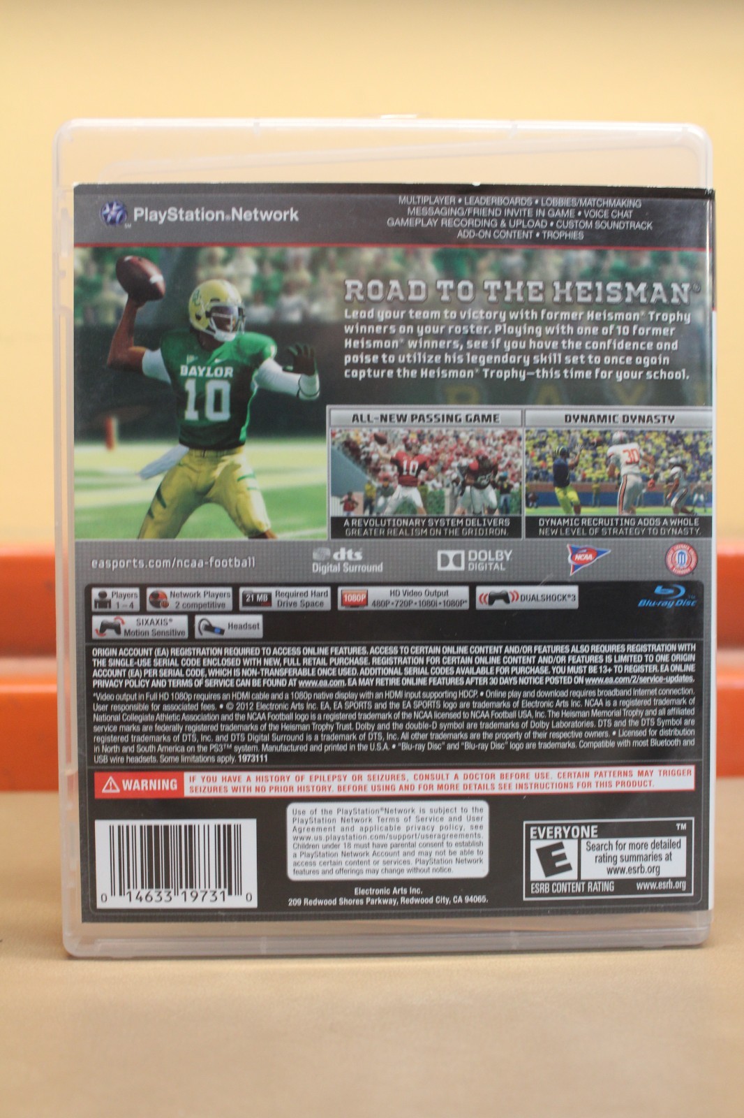 NCAA Football 13 (Sony PlayStation 3, 2012) *USED*