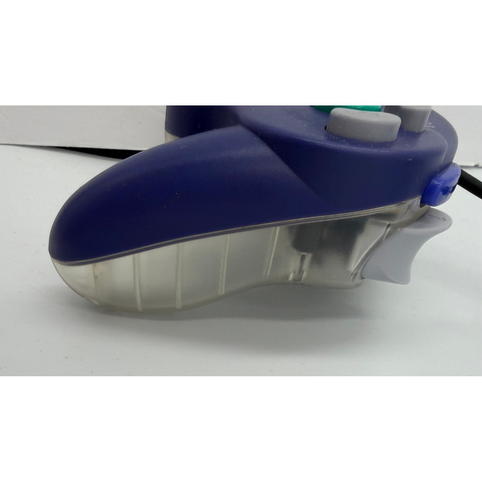 Nintendo GameCube Controller Indigo Clear OEM DOL-003 Purple Translucent Tested