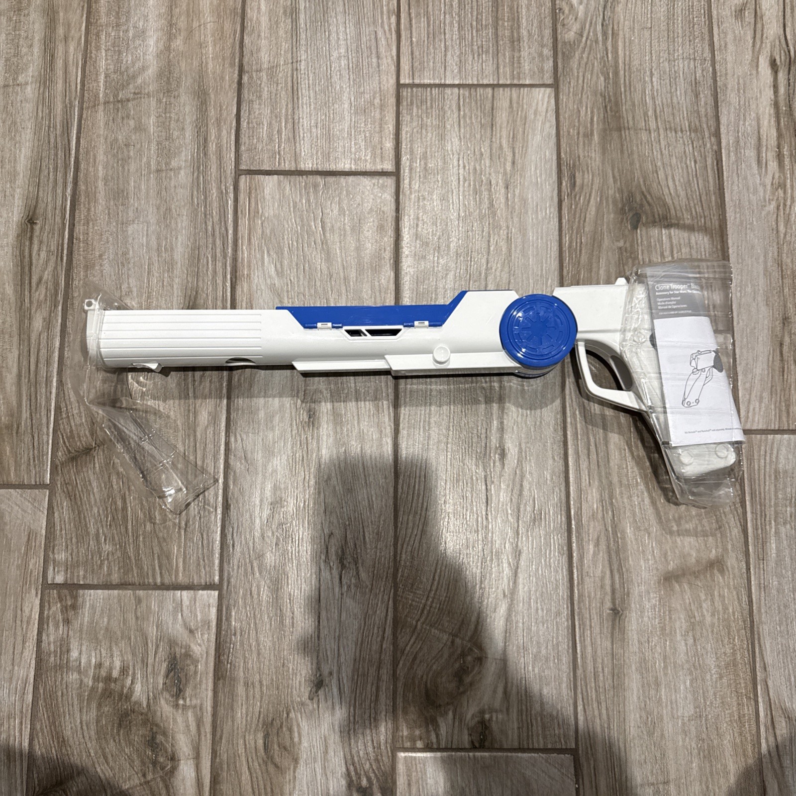Nintendo Wii Star Wars Clone Trooper Blaster Gun Wars Controller Attachment New