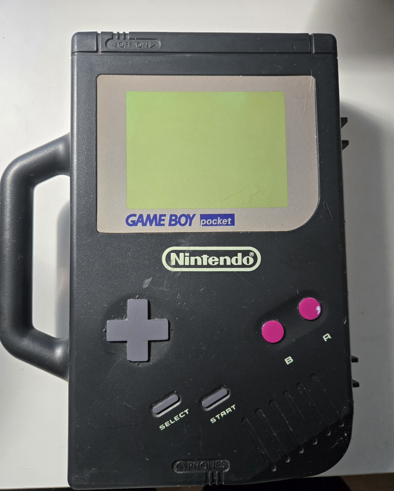 Nintendo GB-70 Hard Shell Carrying Case w/ Handle for Game Boy Pocket, Black