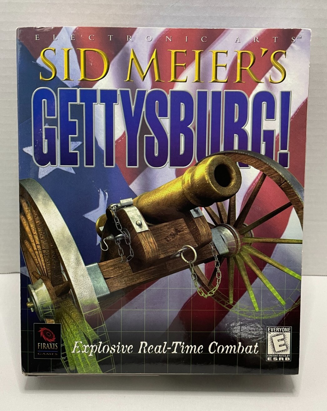 Sid Meier’s Gettysburg! Big Box PC CD-ROM Game Complete Civil War 1997 Strategy