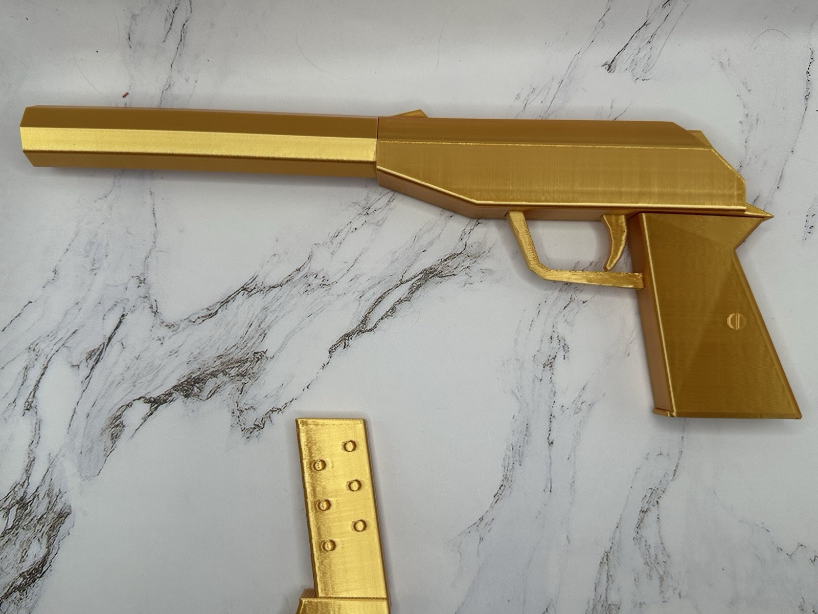 GoldenEye 007 Golden Gun Replica – Full-Size Nintendo 64 Cosplay Prop