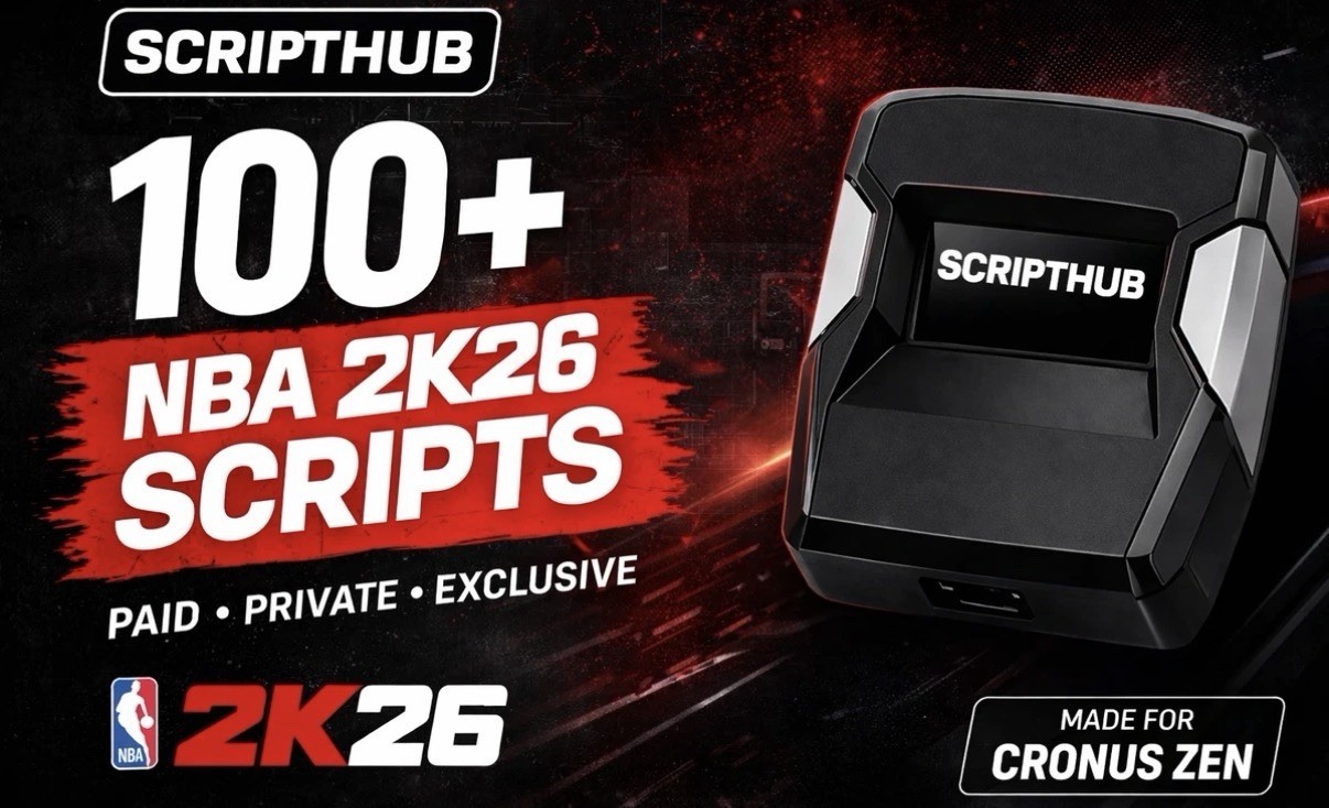SCRIPTHUB NBA 2K26 Cronus Zen Scripts (100+) Multiplayer Basketball 2026
