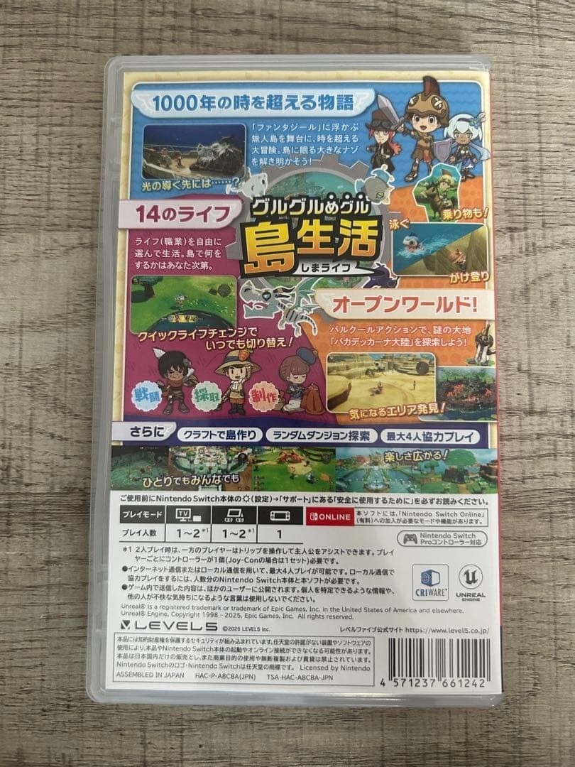 Fantasy Life i Nintendo Switch Game Time Thief Girl Dragon Japan Version FS good