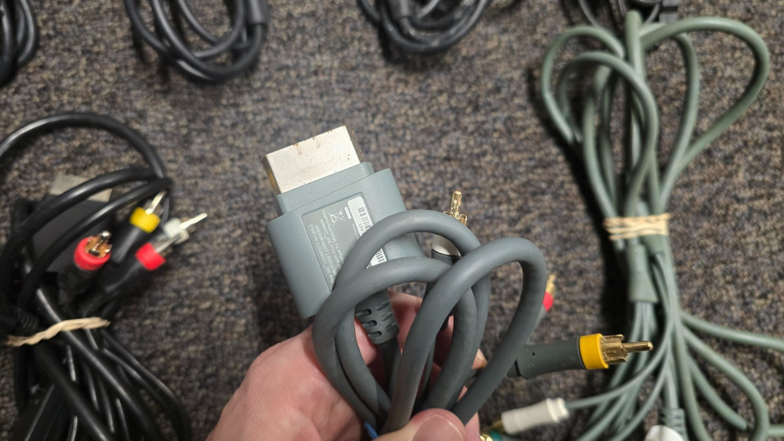 Microsoft XBOX 360 Component AV Cable Lot of 8 – Audio & Video – Tested