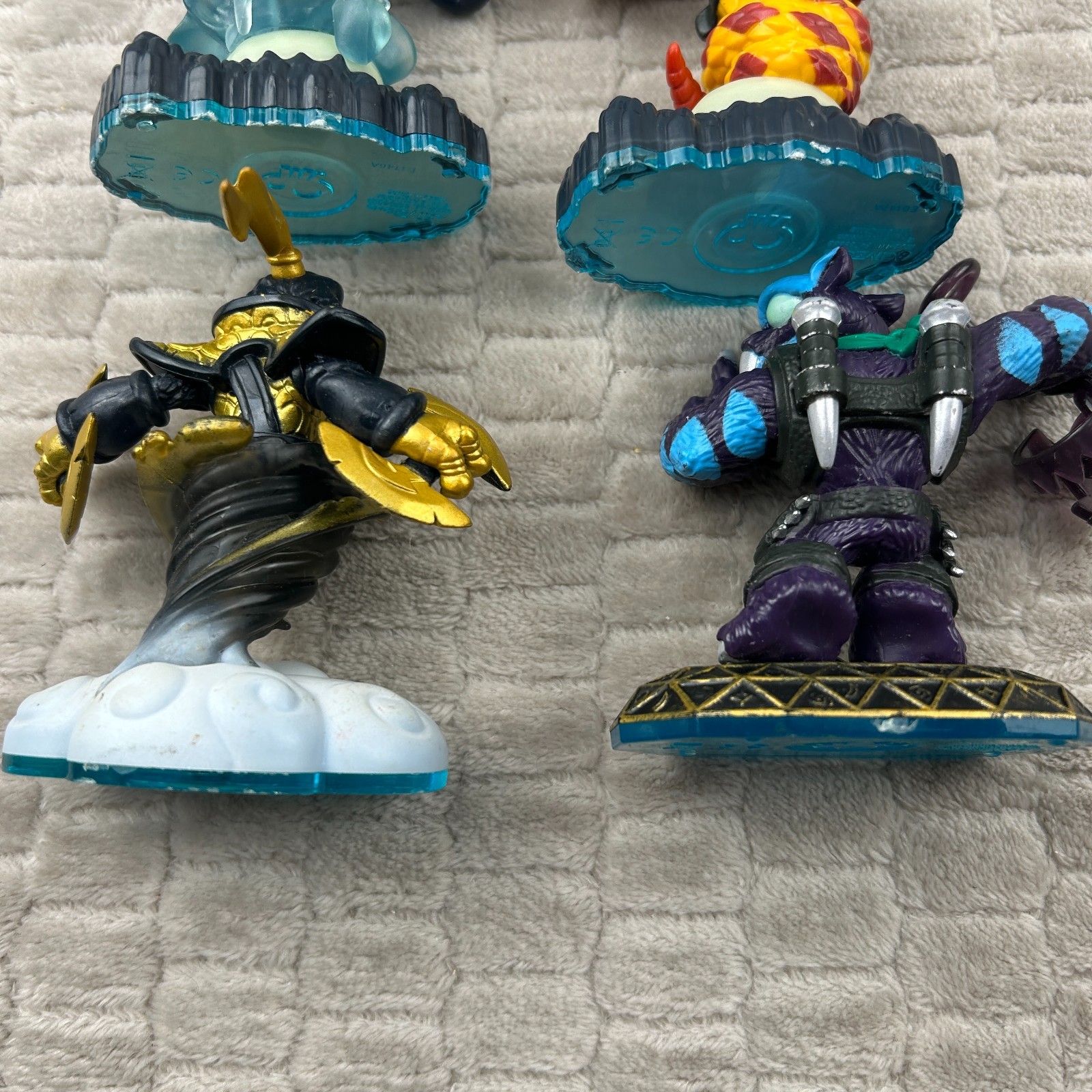 Skylanders Swap Force Lot Of 6 Blast Zone Grilla Drilla Night Shift Rattle Snake