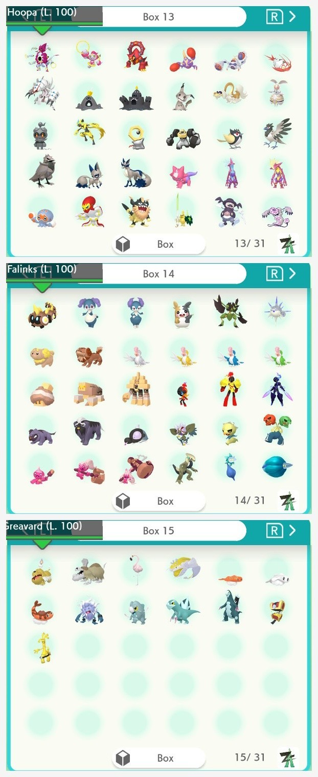 Pokemon HOME Living Dex ZA + DLC | Shiny Non-Shiny | +430 Pokemon