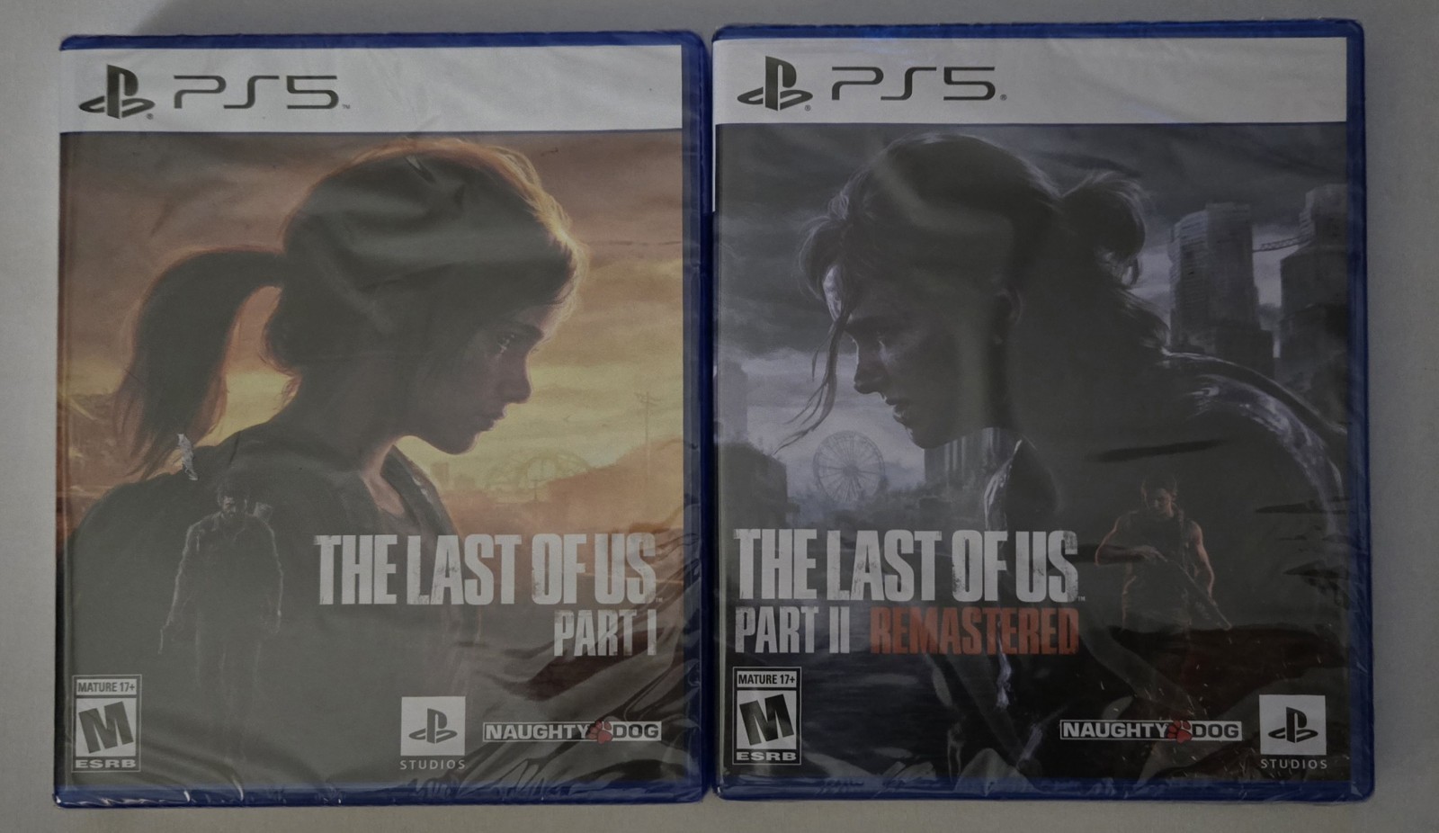 The Last of Us Part I & The Last of Us. Remastered Sony PS 5. Both New & Sealed.