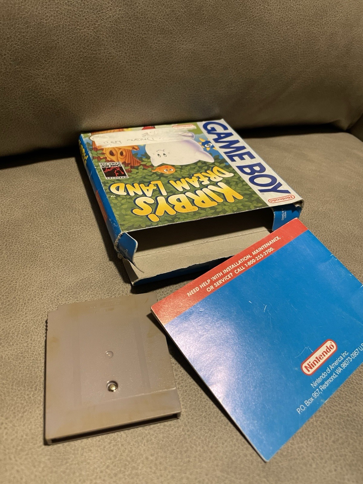 Kirby’s Dream Land Gameboy w/ box and manual