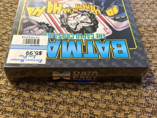 BATMAN CAPED CRUSADER NEW SEALED AMIGA GAME CLASSIC COMPUTER SEE PICS