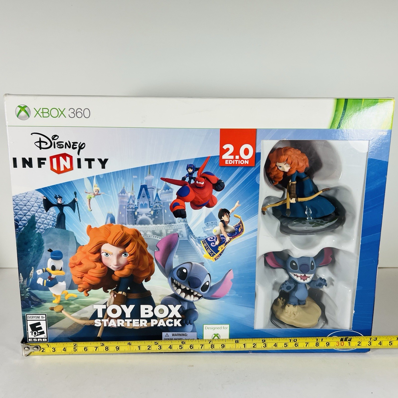 Disney Infinity Stitch & Merida Xbox 360 2.0 Edition Toy Box Starter Pack New