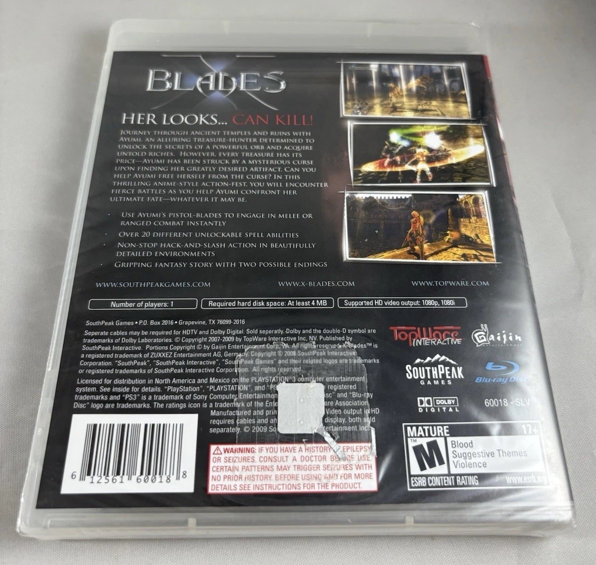 X-Blades (Sony PlayStation 3 PS3, 2009) NEW/SEALED