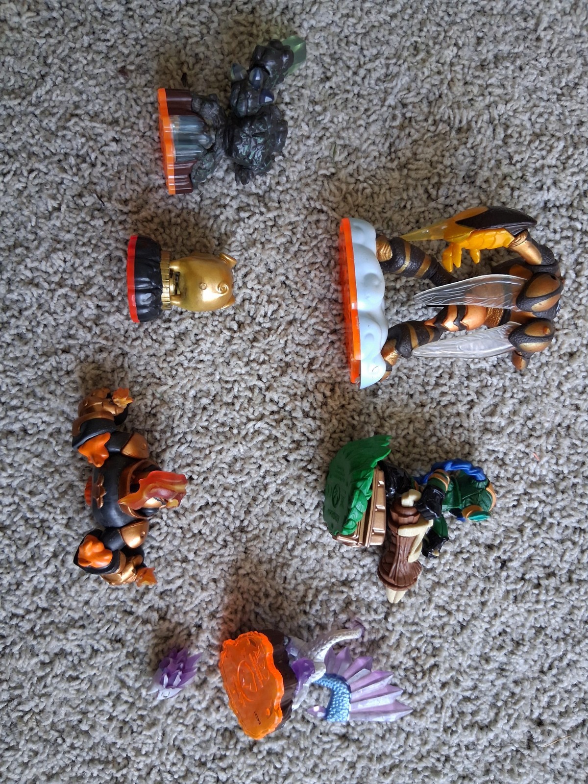 Skylanders PS3 Game Lot Spyro Adventure Giants Superchargers Imaginators Figures