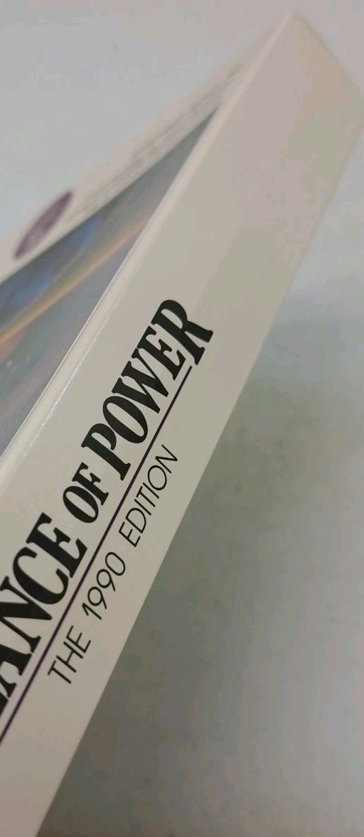 No Discs-Box/Manual Only- Balance of Power The 1990 Edition-Amiga 512