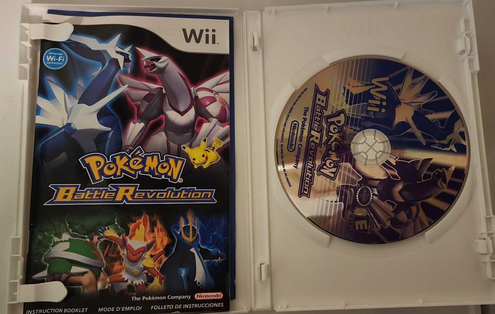 Nintendo Pokémon Battle Revolution Wii, E-Everyone, NTSC-U/C (US/CA), Manual
