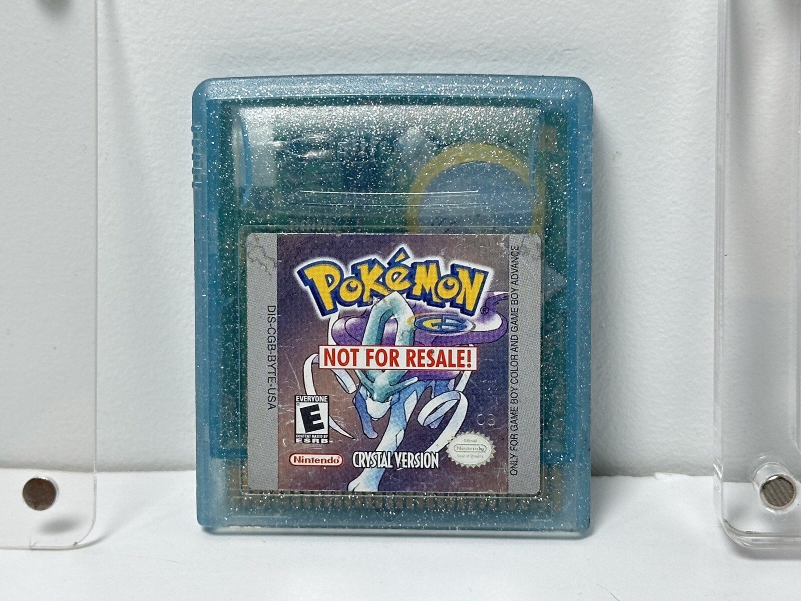 RARE Pokemon Crystal Version (Game Boy Color, 2001) “Not for Resale” Edition NFR