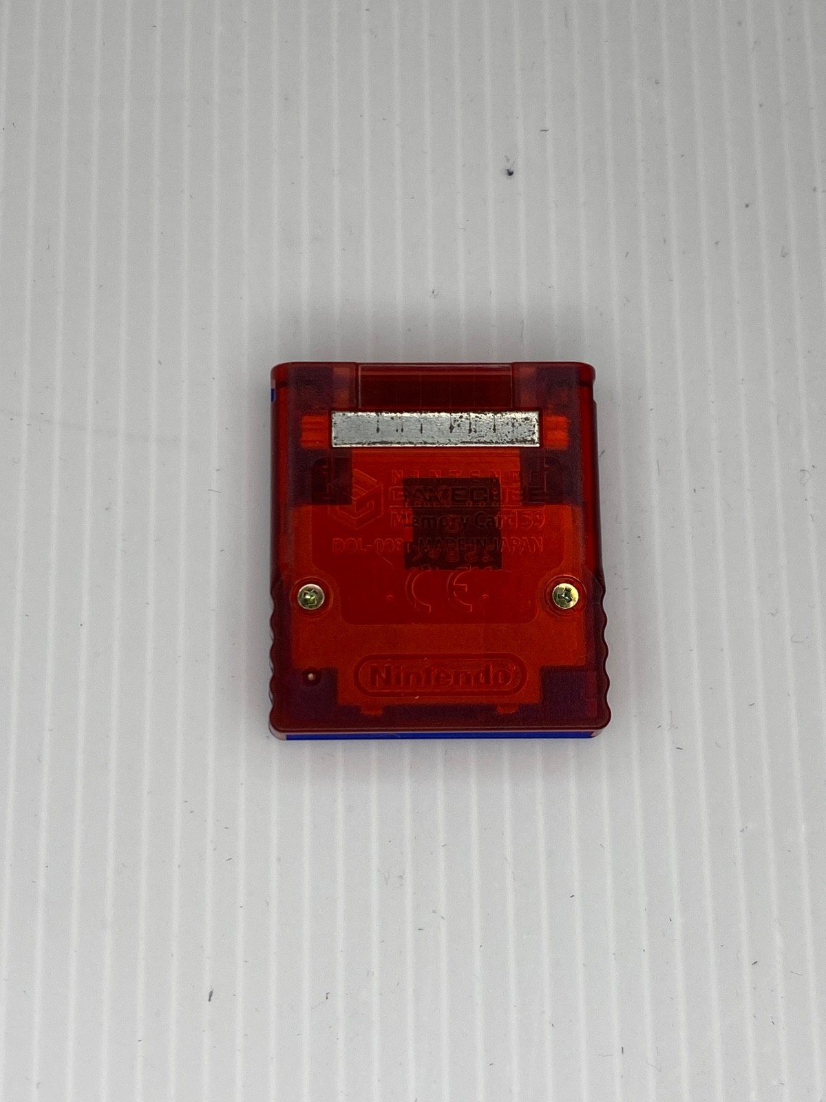 Nintendo Official GameCube Pokemon Box Ruby Sapphire Red Blue Memory Card 59 Rar