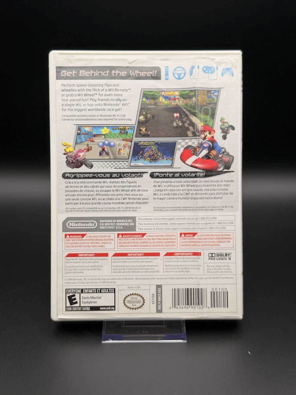 Mario Kart Wii CIB 2008 NINTENDO WII TESTED WORKS-FAST SHIPPING!