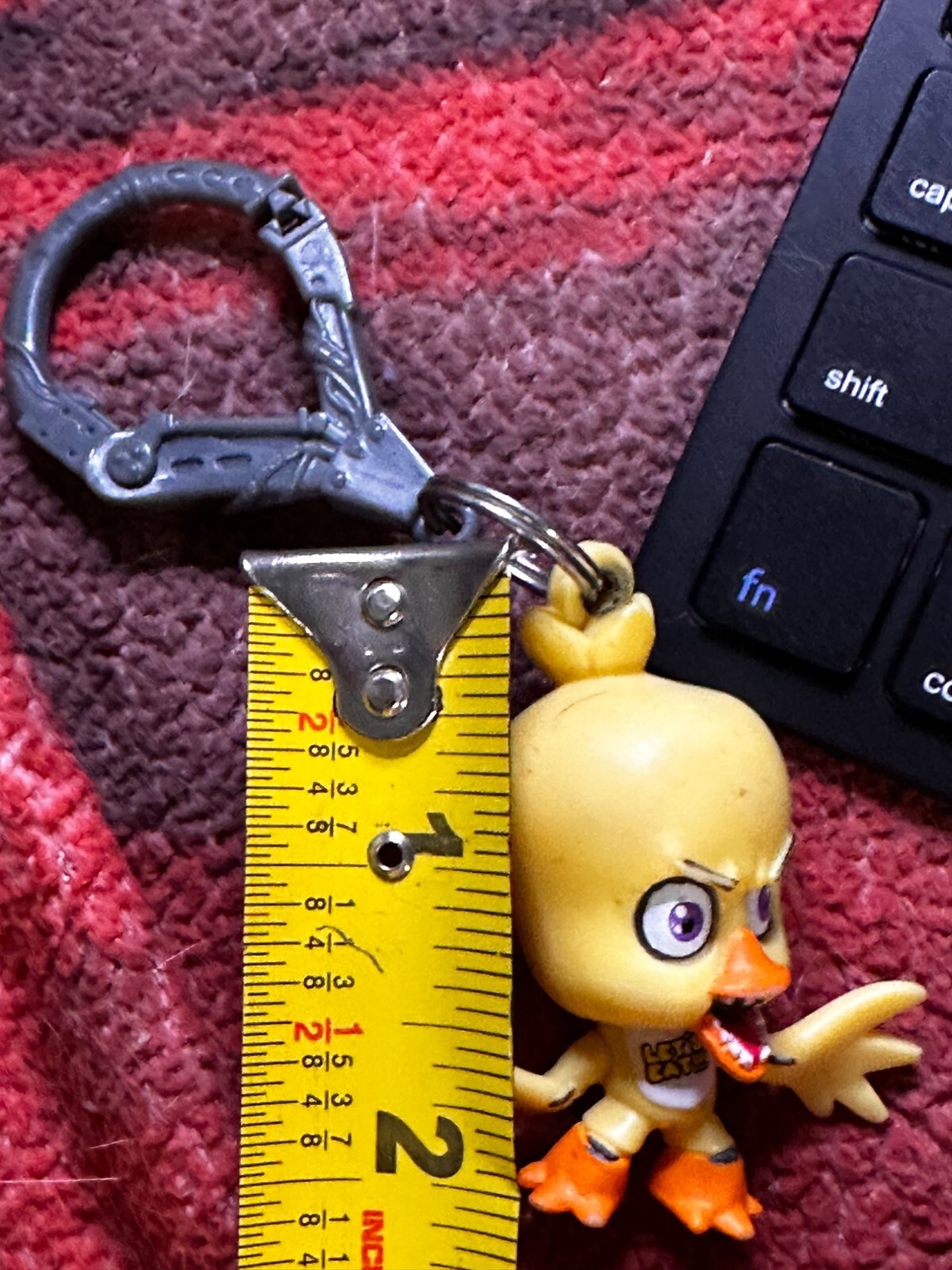 Five Nights at Freddy’s FNAF Chica Keychain backpack clip exclusive card case