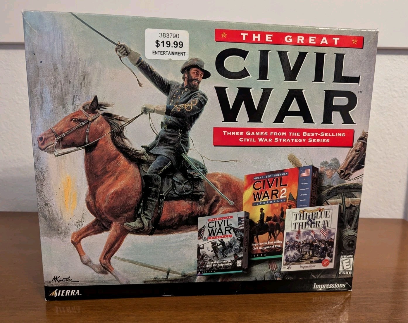 The Great Civil War: Civil War Strategy Series (1998, Sierra Big Box) – CIB