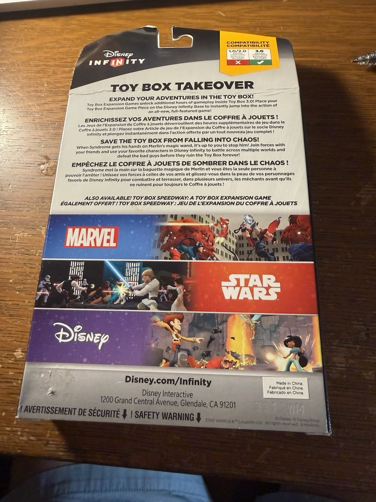 new Disney Infinity 3.0 Edition Toy Box Takeover Expansion Pack Star Wars Marvel