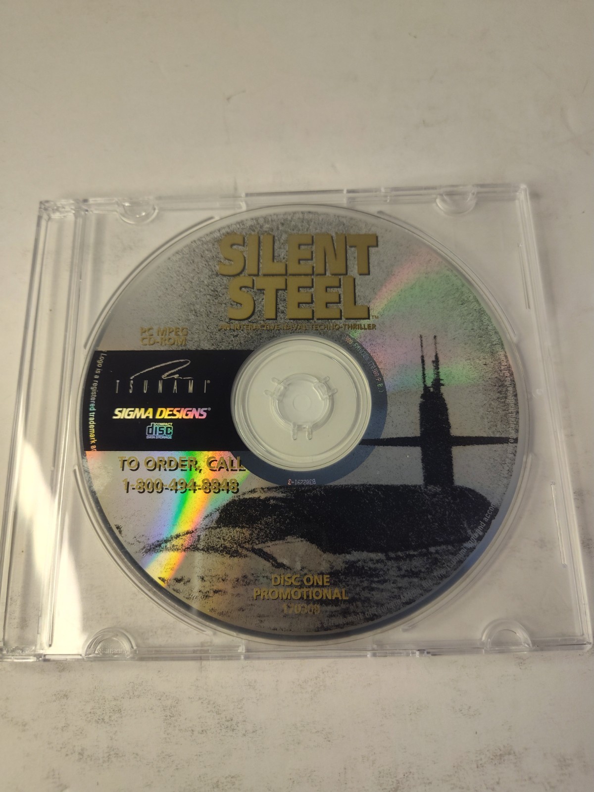 SILENT STEEL, A Cinematic Strategy Adventure -Computer Game -Tsunami -Windows95
