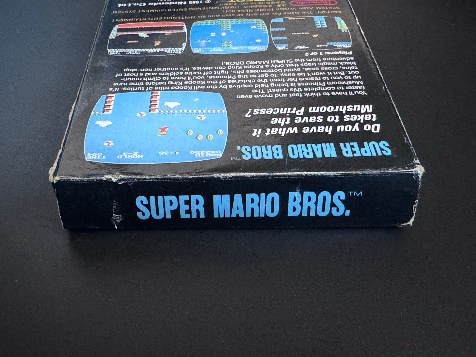 💎 NES Super Mario Bros 1985 ASIAN Variant CIB Complete Nr MINT Cart -RARE Read