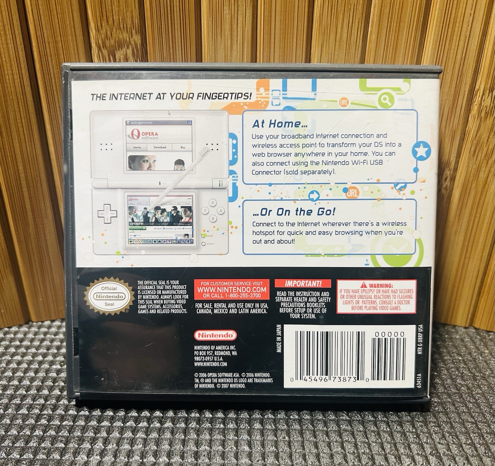 Nintendo DS Browser (Nintendo DS, 2007) – Authentic-Fast Free Shipping