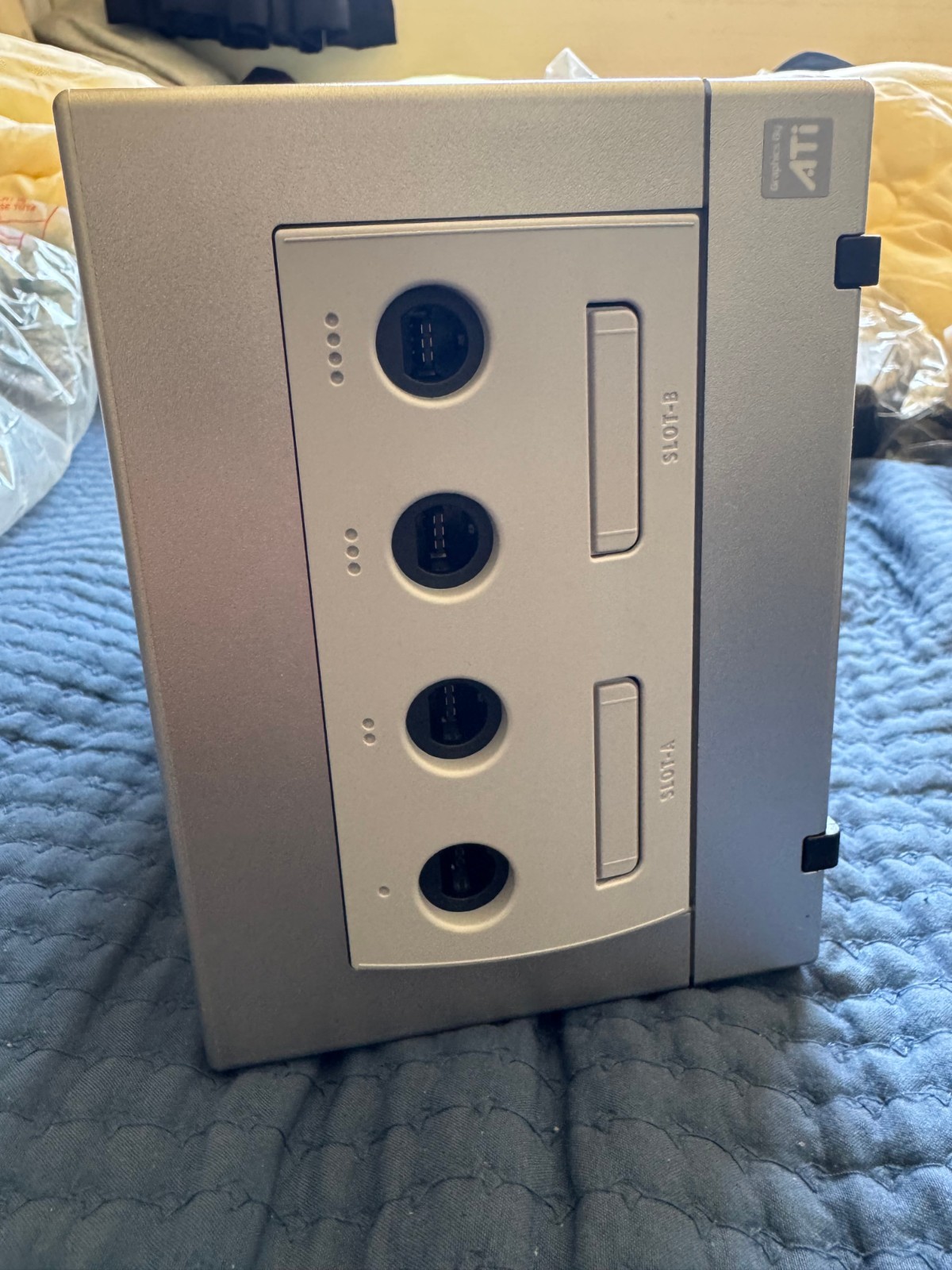 Nintendo GameCube Limited Edition Platinum Silver DOL-001 Complete In Box Tested