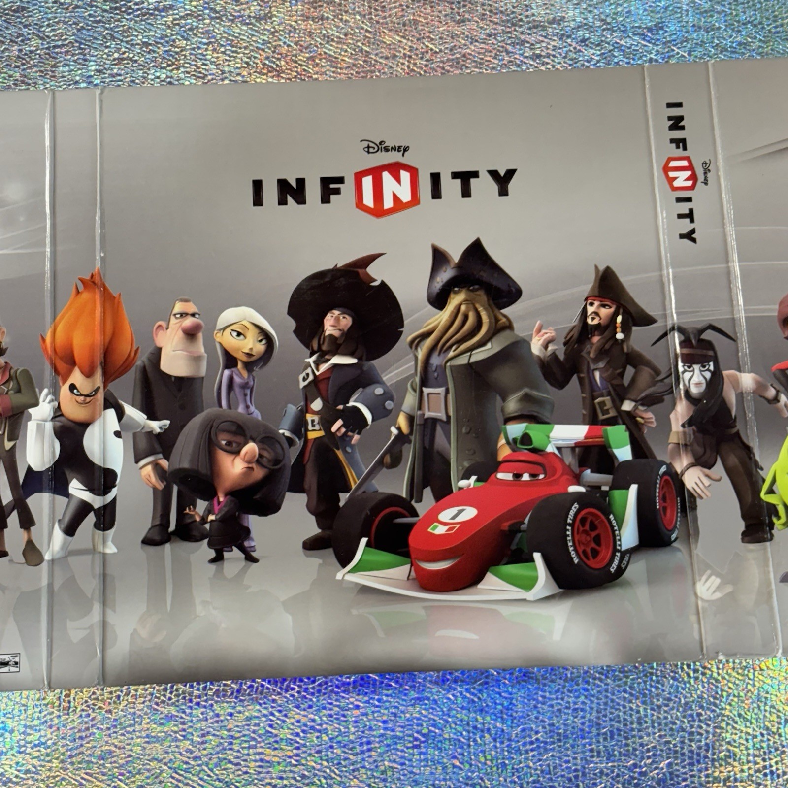 Disney Infinity Power Disc Lot Of 7 With Book