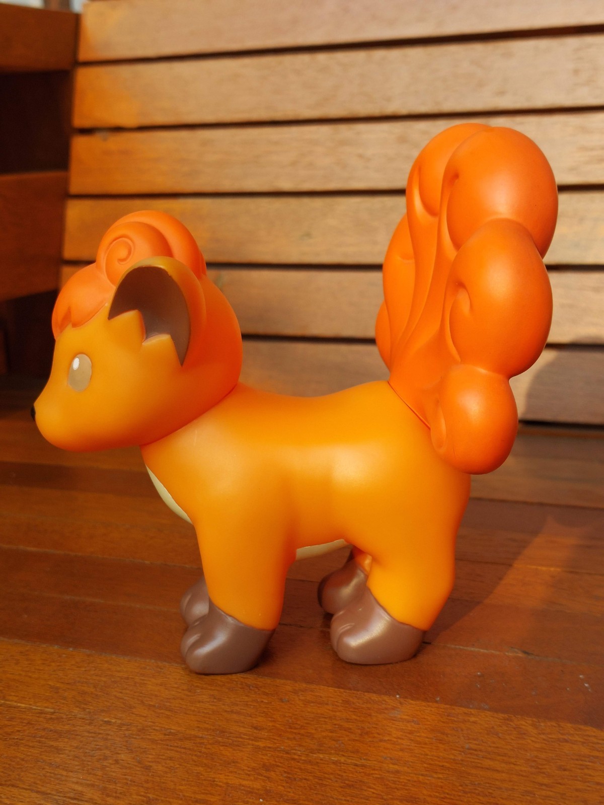 Kanto Vulpix Rokon Pokemon Soft Vinyl DX Deluxe Figure Tomy 1998 E02 5.2in