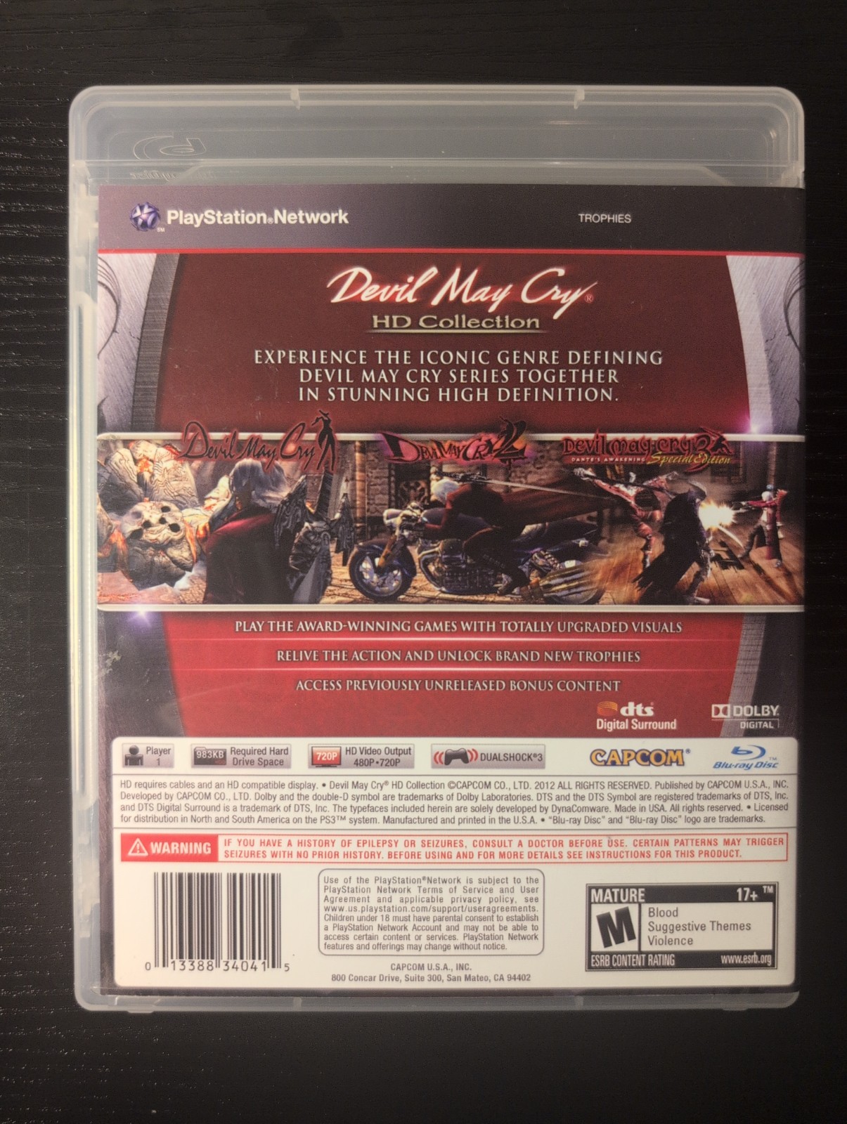 Devil May Cry DMC HD Collection PlayStation 3 PS3 CIB Tested