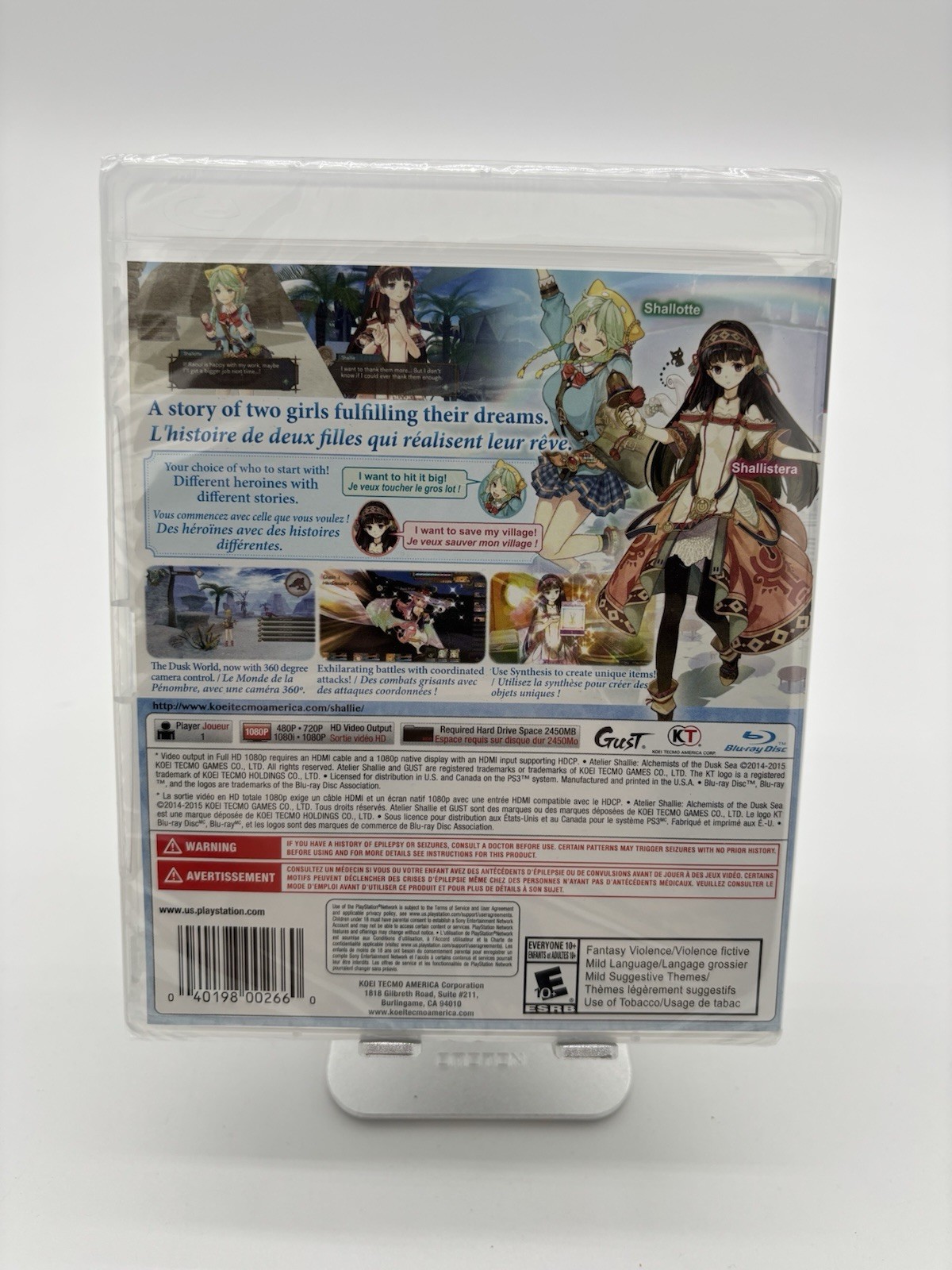 Atelier Shallie: Alchemists of the Dusk Sea PS3 – Factory Sealed NEW US VERSION!