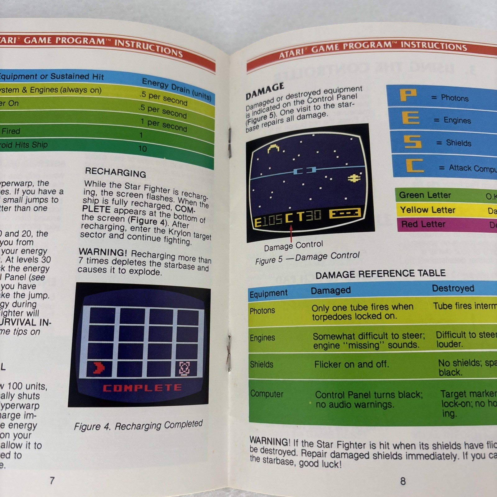 Star Raiders – Atari 2600 – 1982 – Cartridge, Manual & Video Touch Pad – Tested