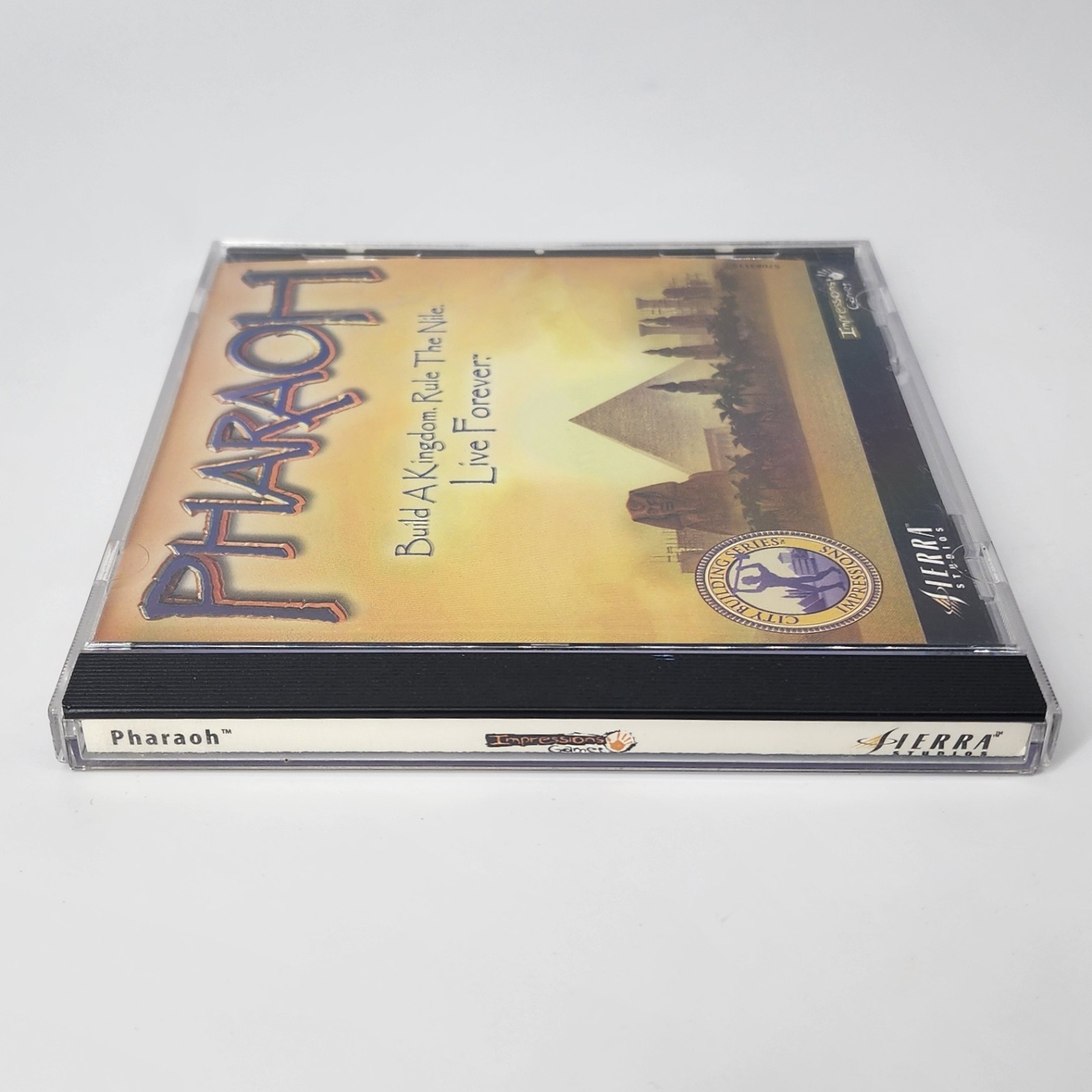 Pharaoh (PC, 1999) BIG BOX Vintage PC Game w/ Manual, Box, Map & CD – Sierra